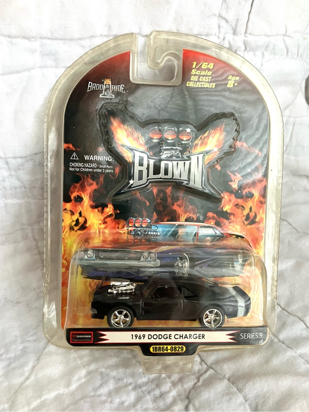 Vintage 1 Badd Ride 1969 Dodge Black Charger collector car